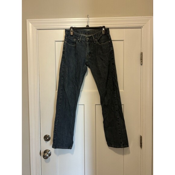 Levi’s 514 Jeans Mens 32x34 Regular Straight 100% Cotton Medium Wash Blue Denim - Picture 1 of 5